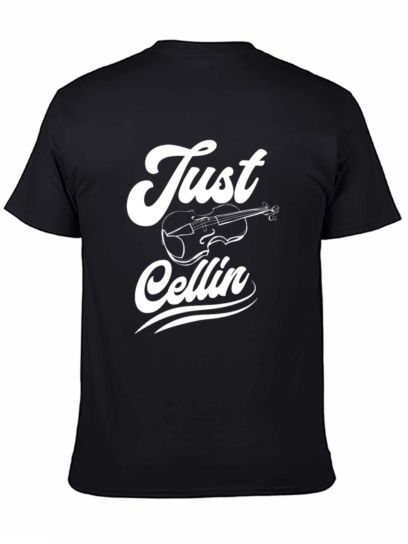 Just Cellin Black Graphic Tee