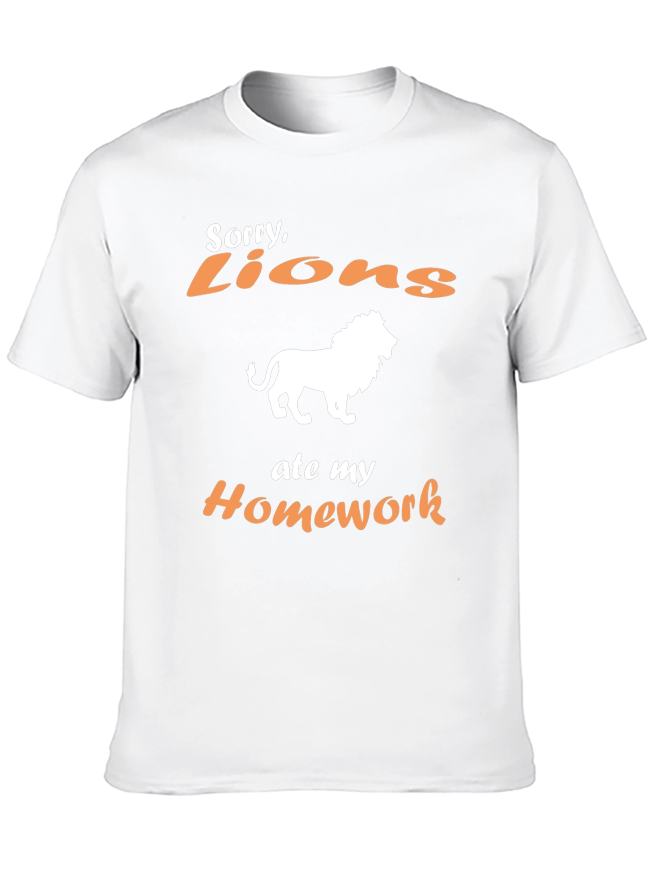 Sorry Lions Ate My Homework Graphic Tee