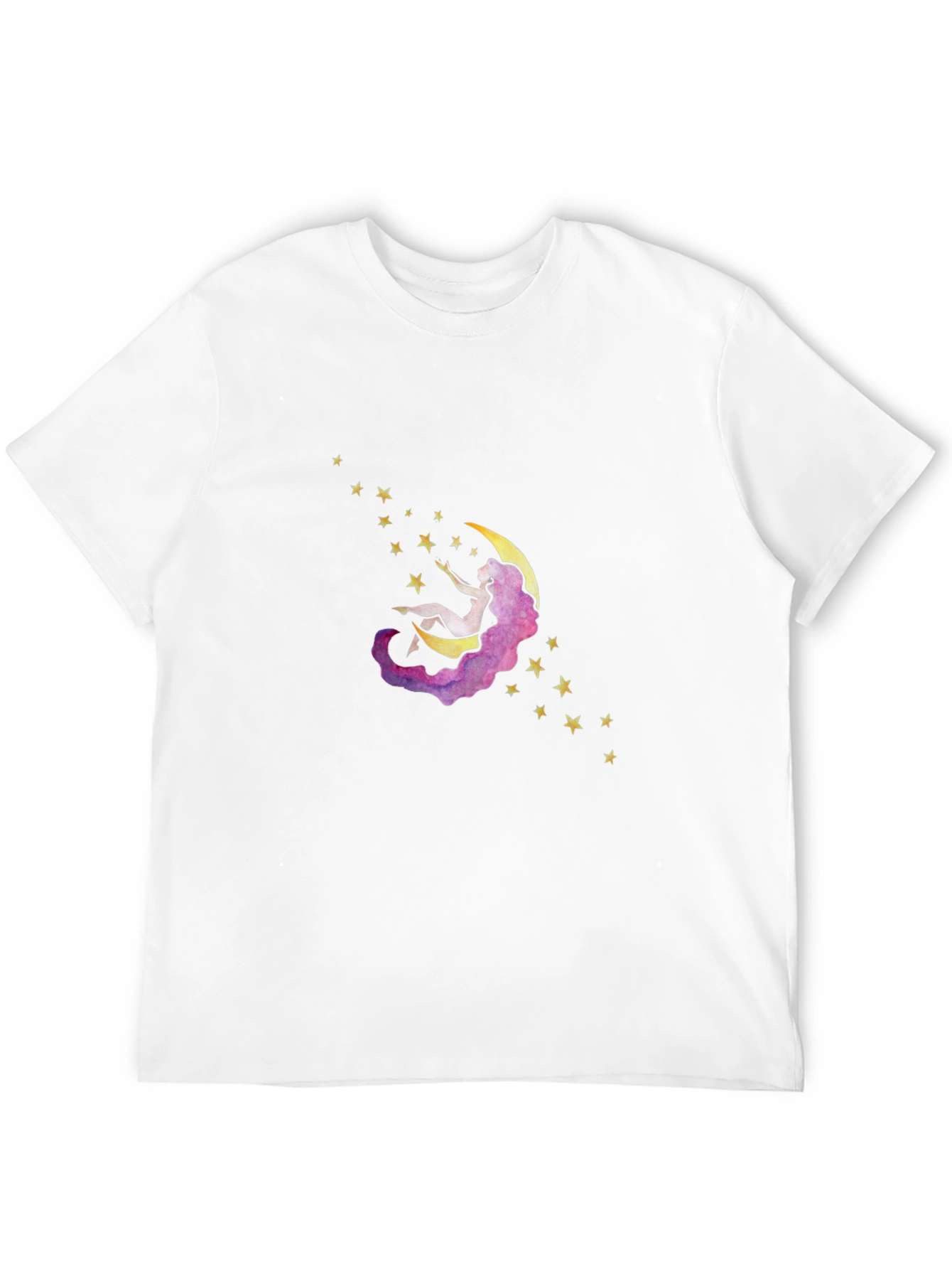 Moon Dreamer T-Shirt - Black Cotton