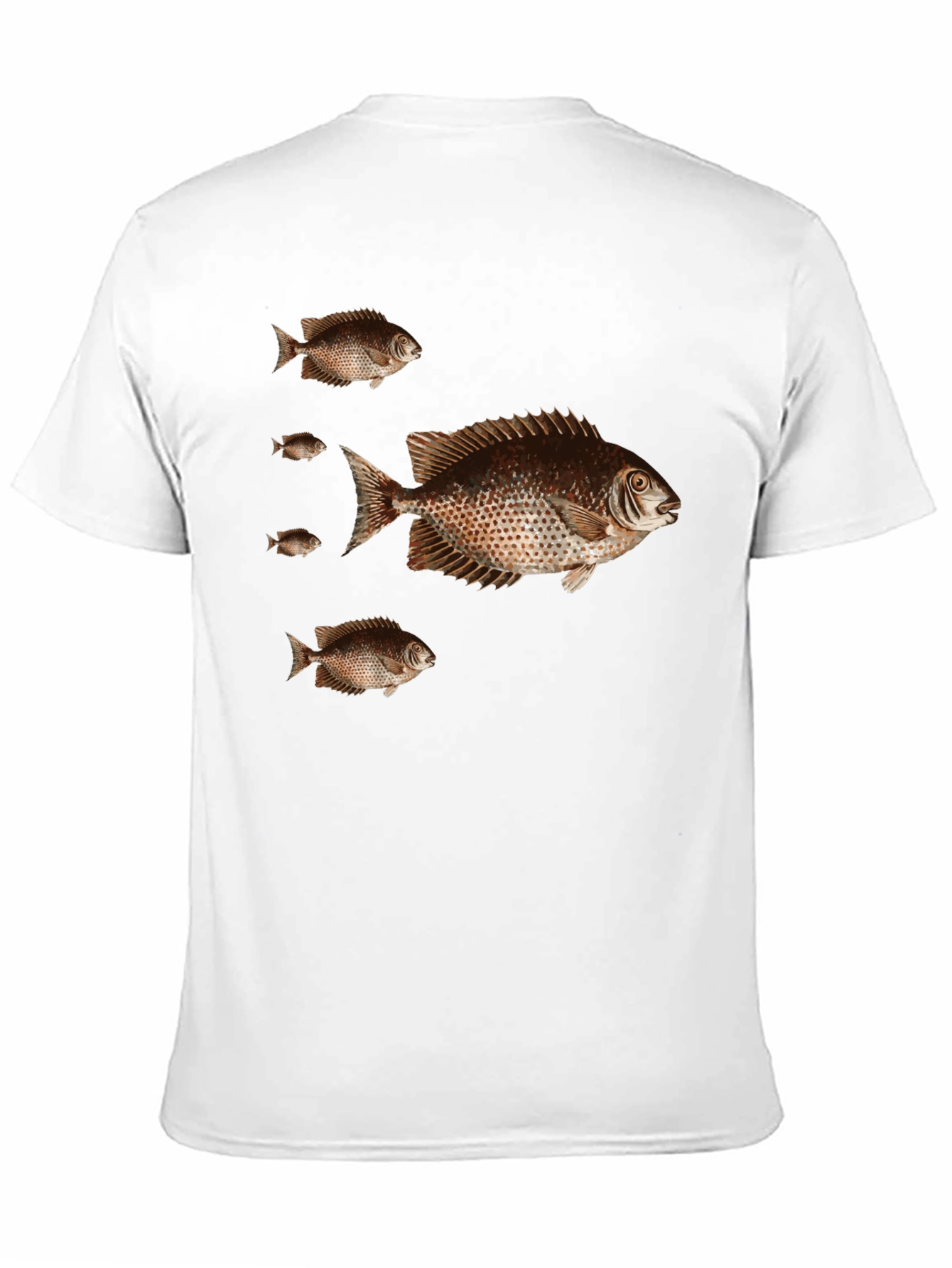 Fish Graphic Black T-Shirt