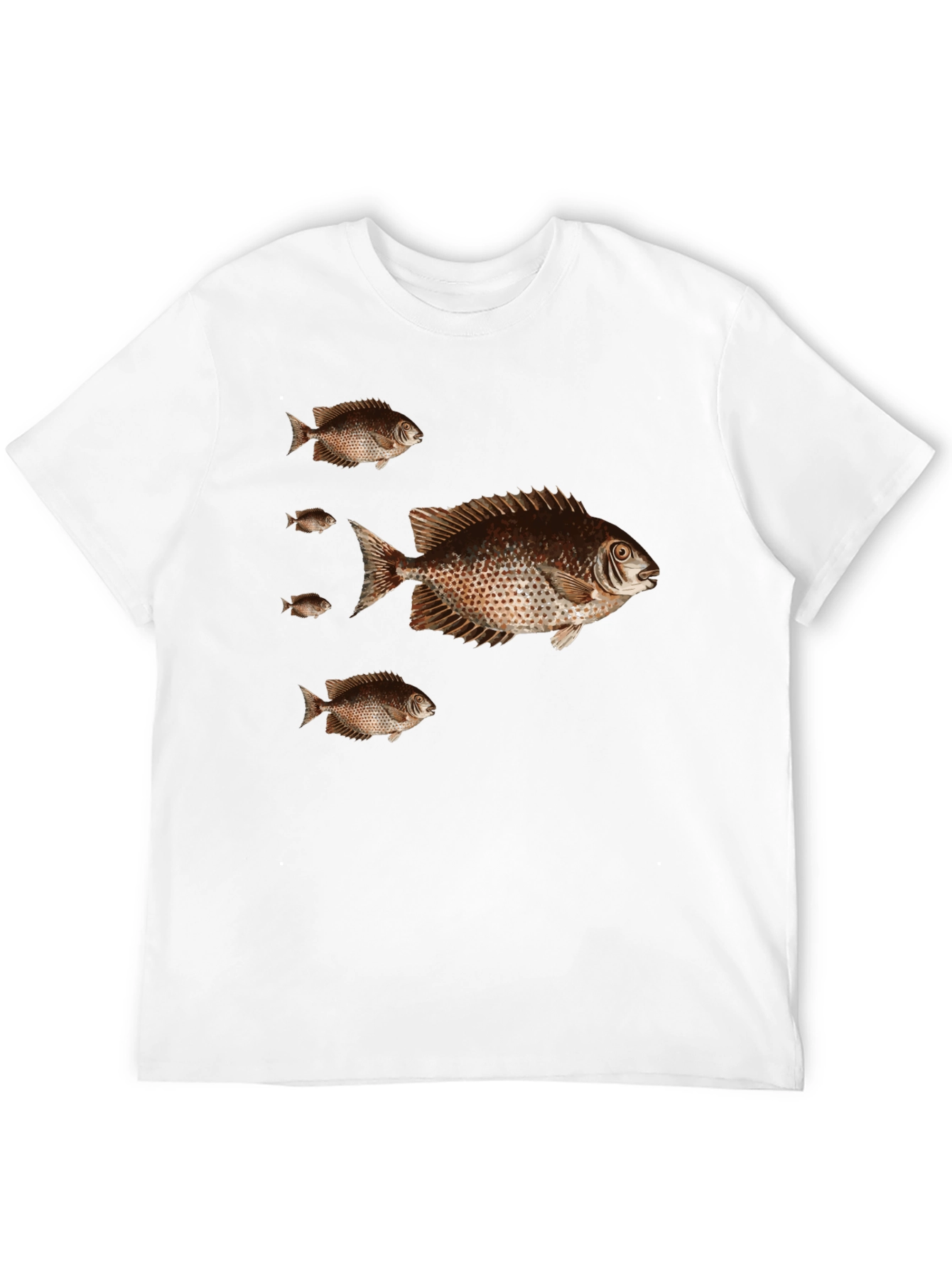 Fish Graphic Black T-Shirt