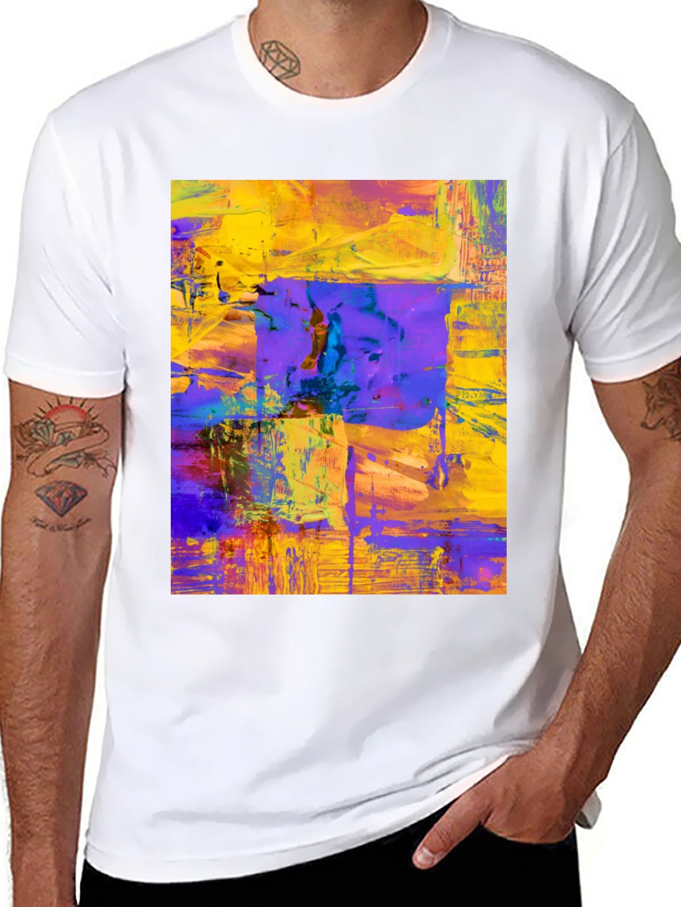 Abstract Art Graphic T-Shirt - Bold & Stylish
