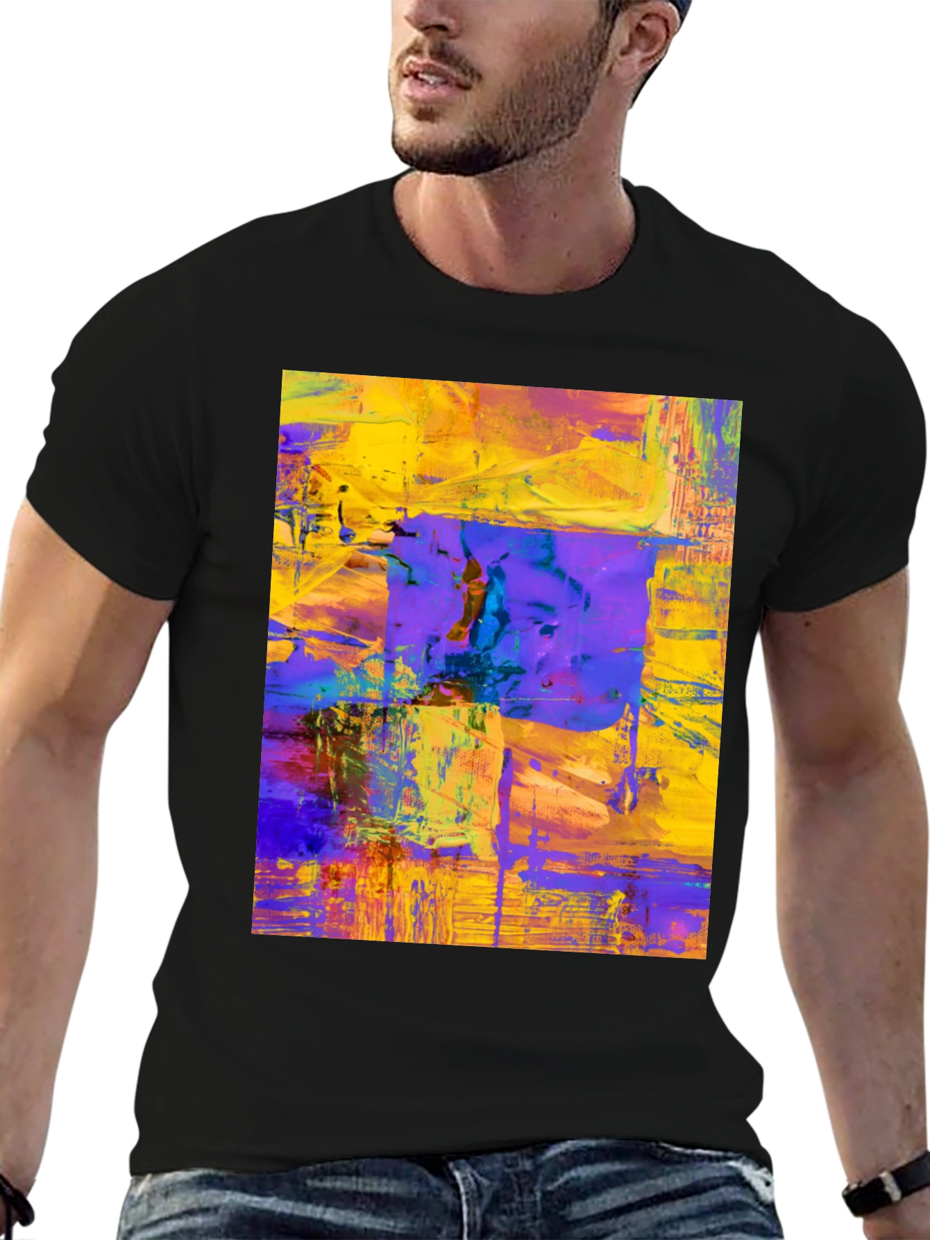 Abstract Art Graphic T-Shirt - Bold & Stylish
