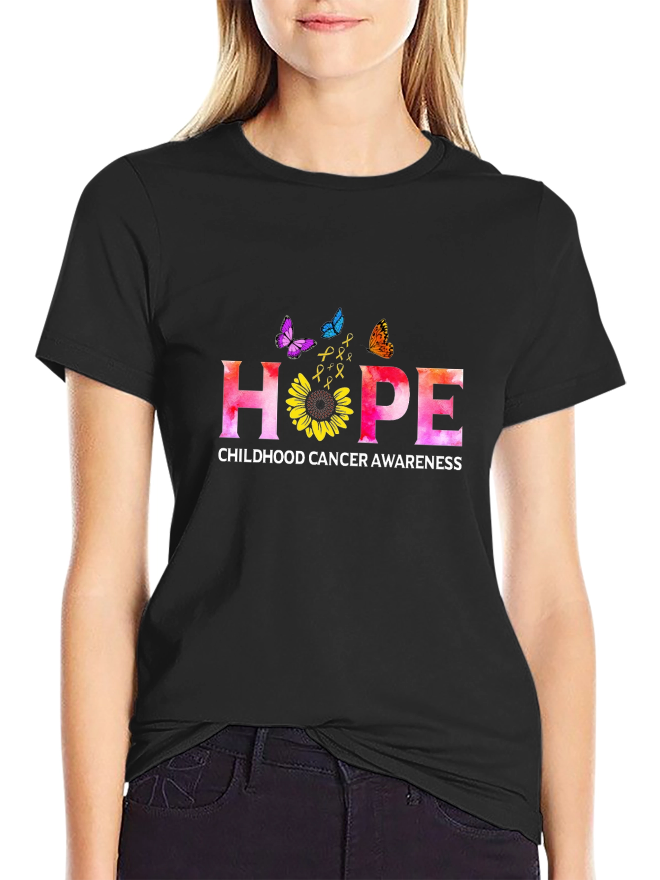 Hope Childhood Cancer Awareness T-Shirt