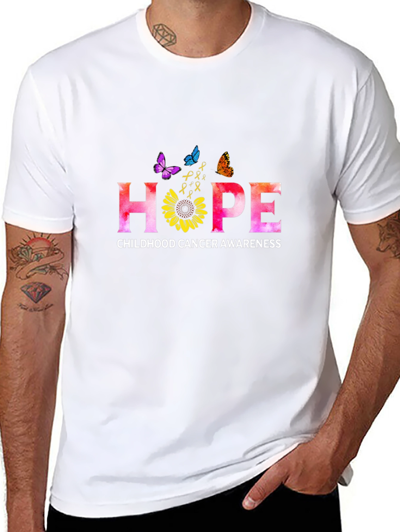 Hope Childhood Cancer Awareness T-Shirt