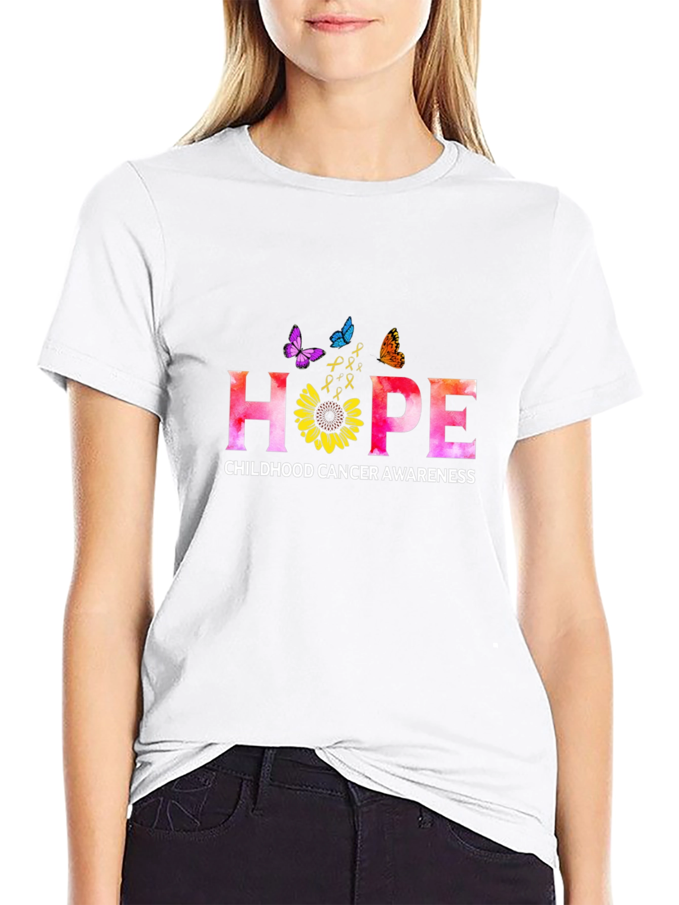 Hope Childhood Cancer Awareness T-Shirt
