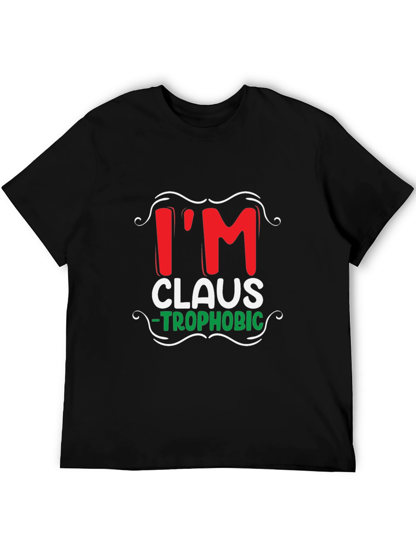 Im Claus-Trophobic Funny Christmas T-Shirt