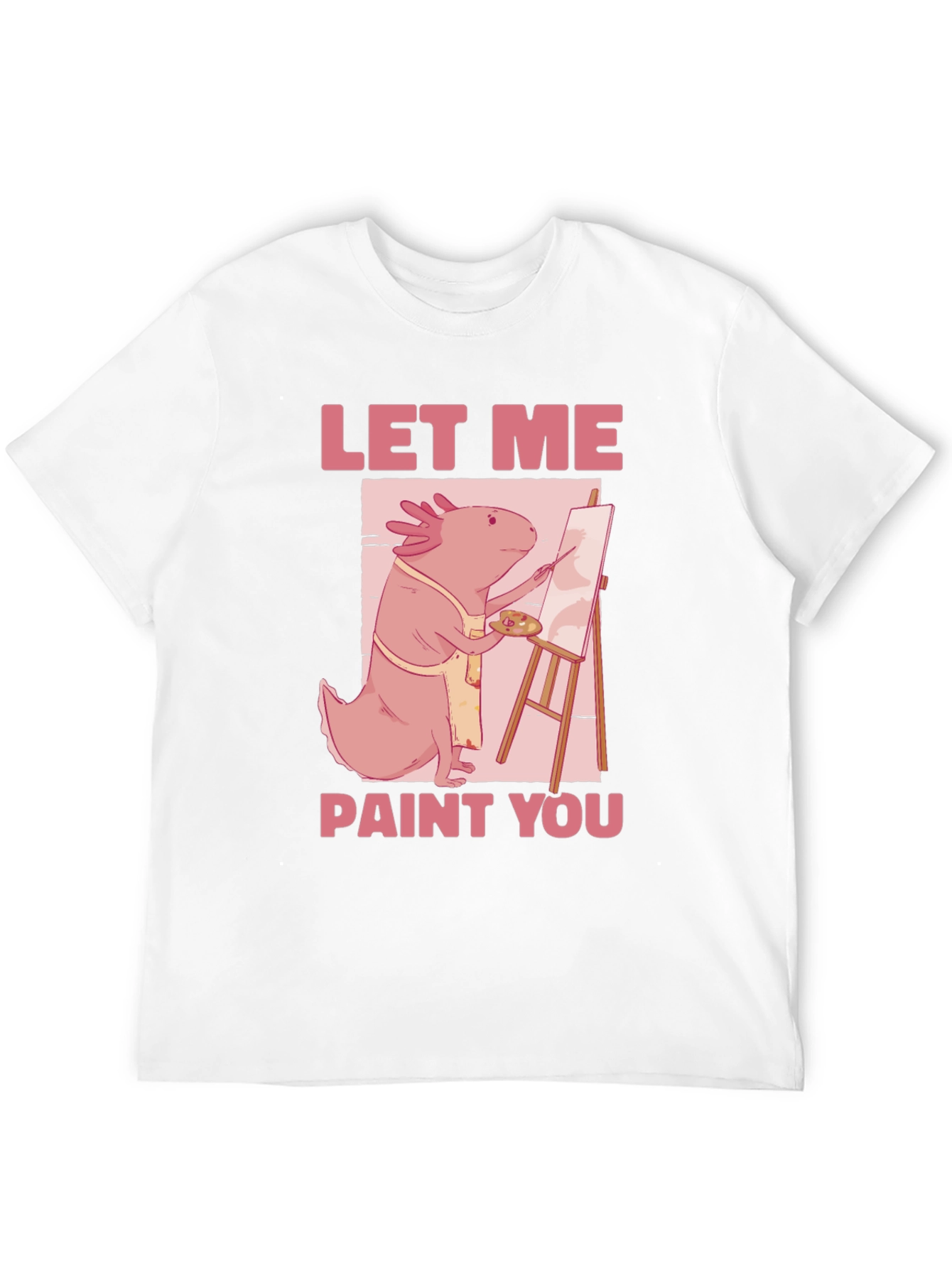 Axolotl Artist Graphic Tee - Let Me Paint You