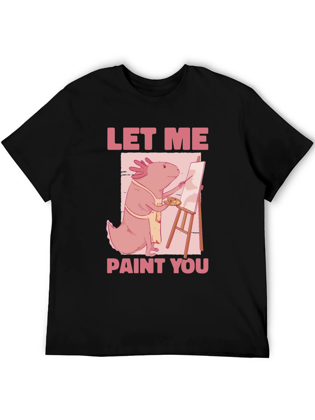 Axolotl Artist Graphic Tee - Let Me Paint You
