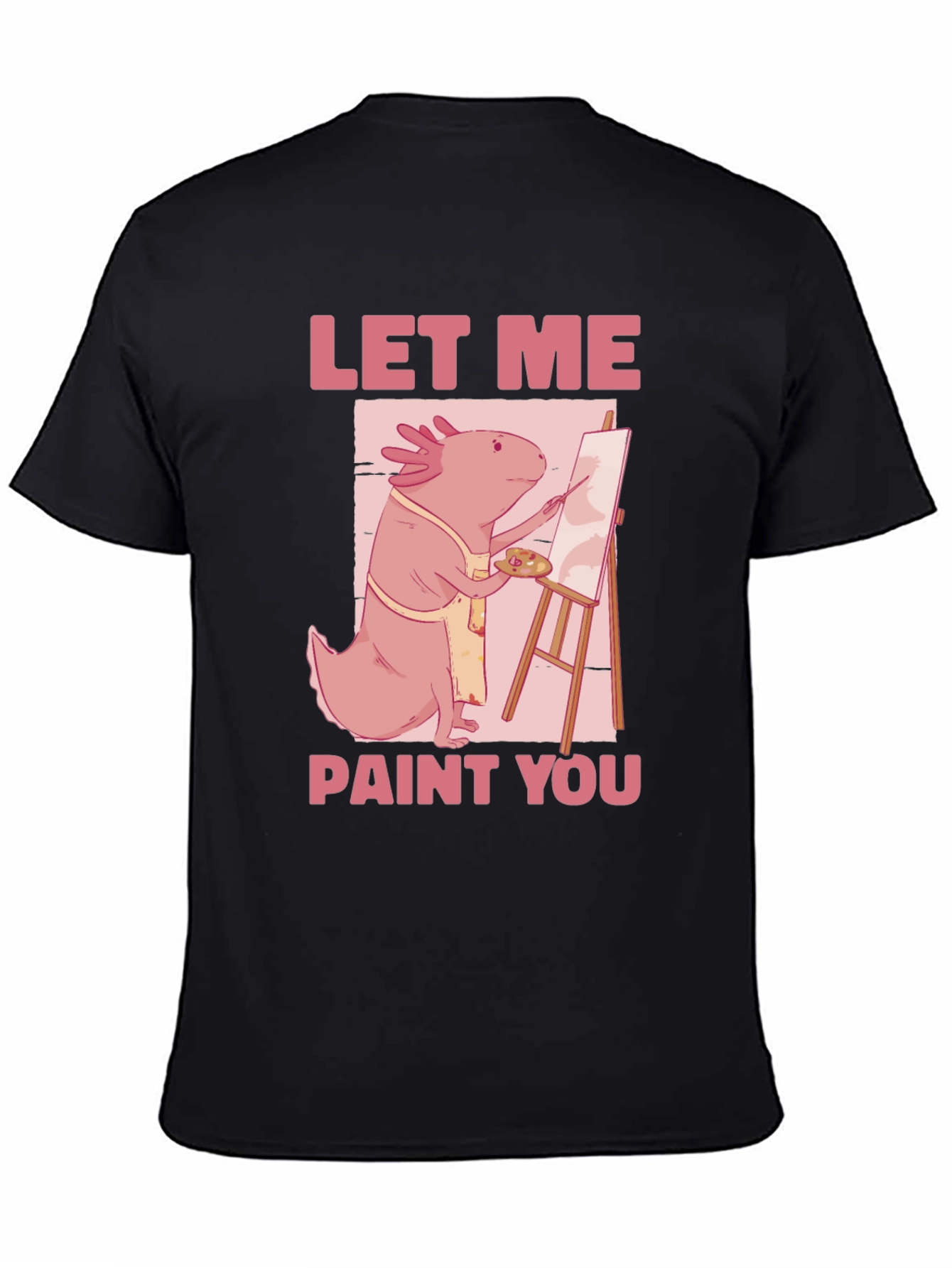 Axolotl Artist Graphic Tee - Let Me Paint You