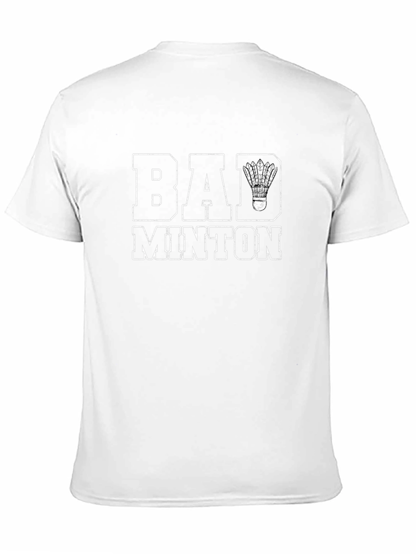Badminton Graphic Tee - Sporty Casual T-Shirt