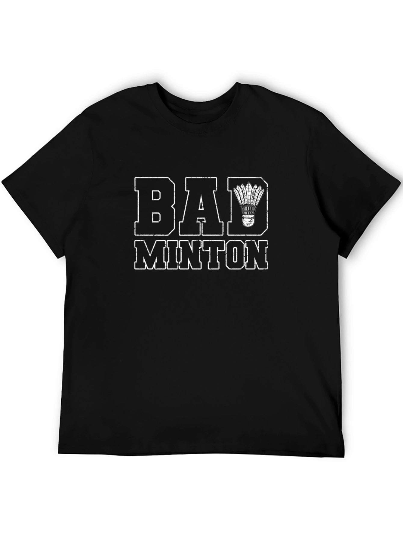 Badminton Graphic Tee - Sporty Casual T-Shirt