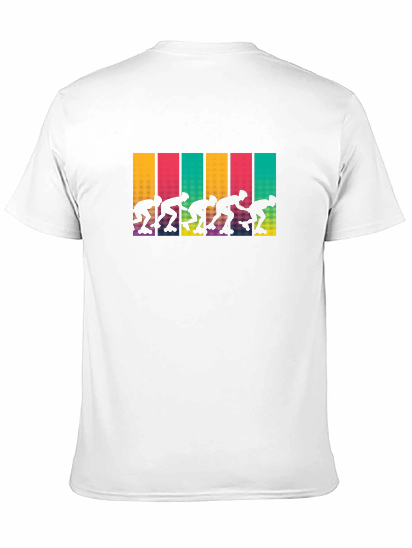 Retro Roller Skate T-Shirt - Funky 80s Style
