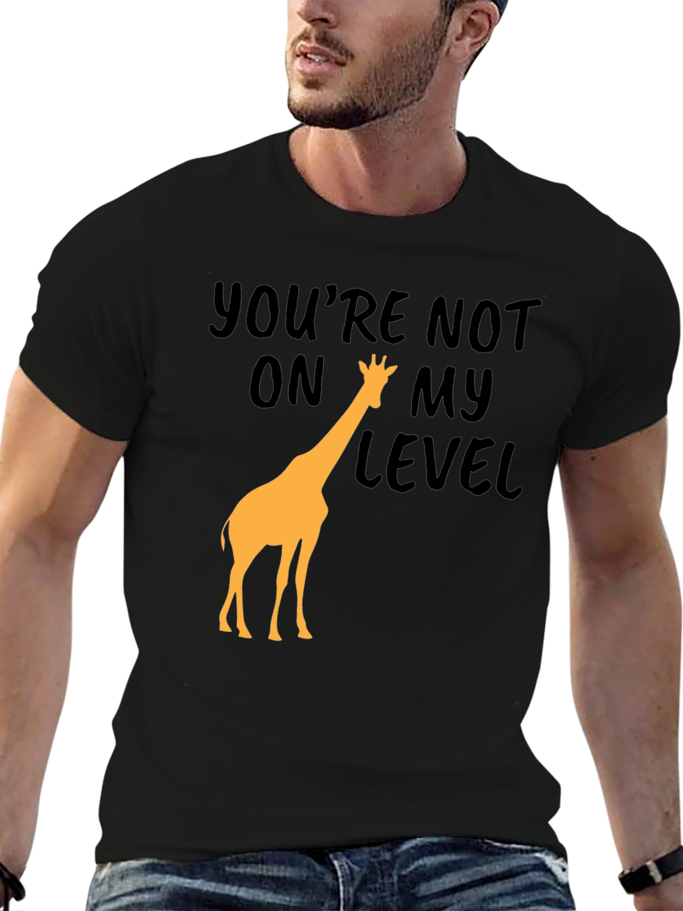 Youre Not On My Level Giraffe Graphic Tee