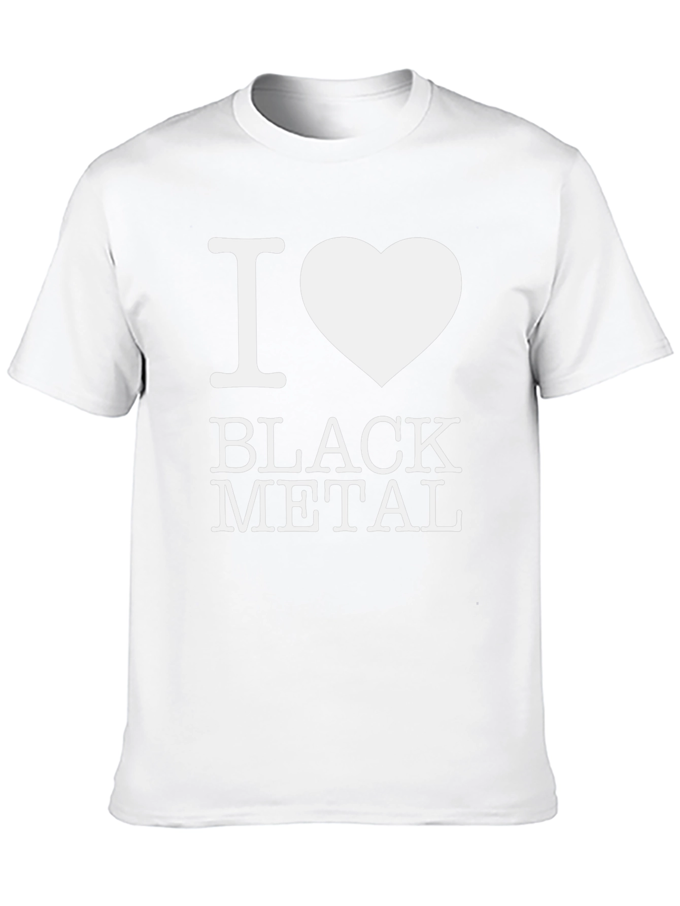 I Heart Black Metal T-Shirt - Bold Graphic Tee