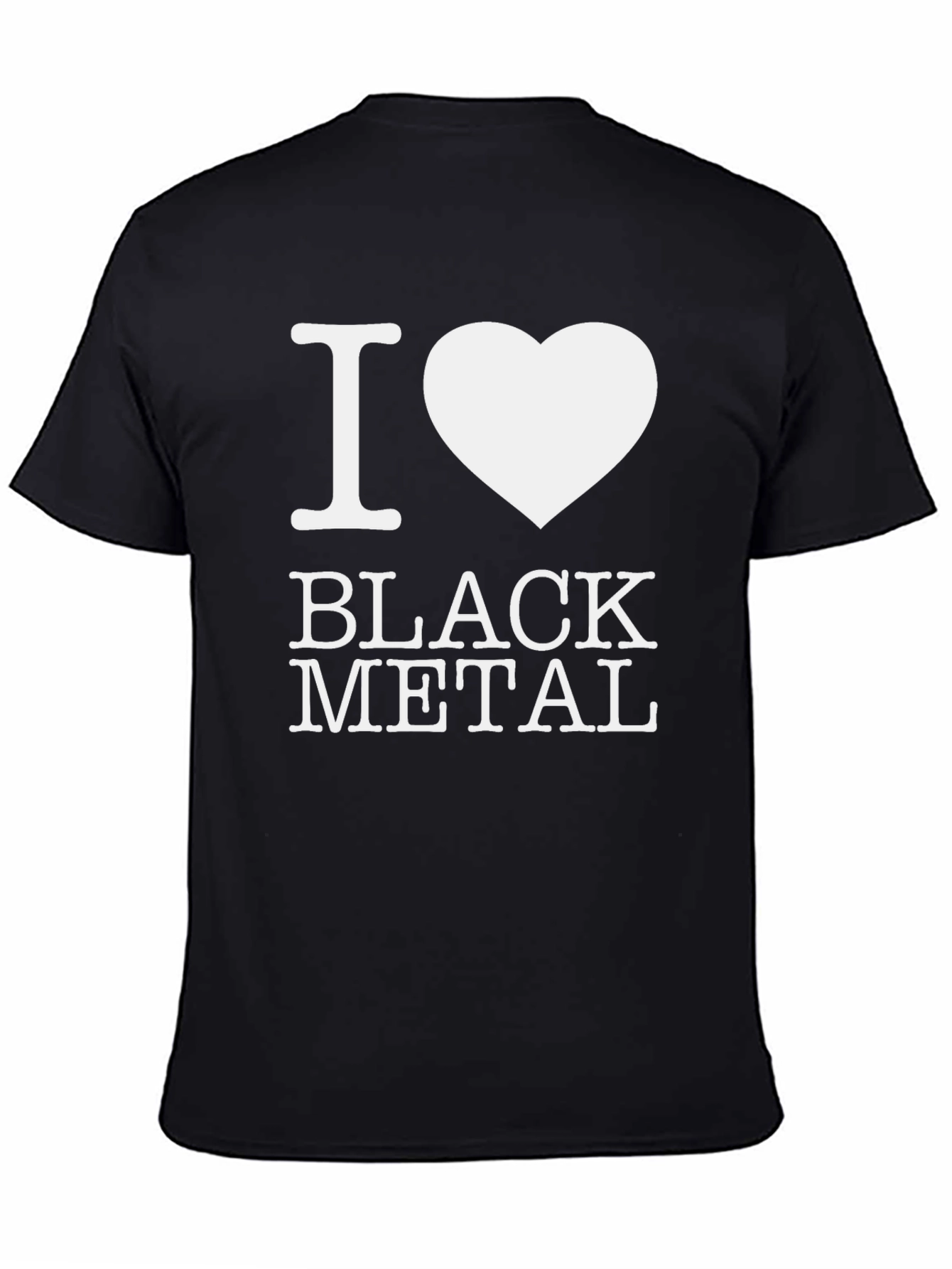 I Heart Black Metal T-Shirt - Bold Graphic Tee