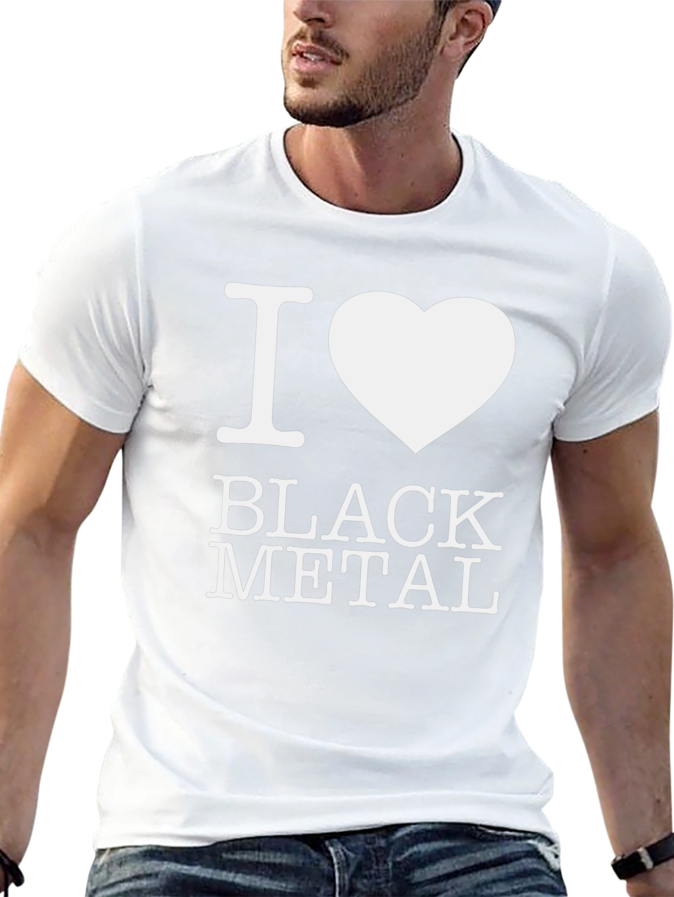 I Heart Black Metal T-Shirt - Bold Graphic Tee