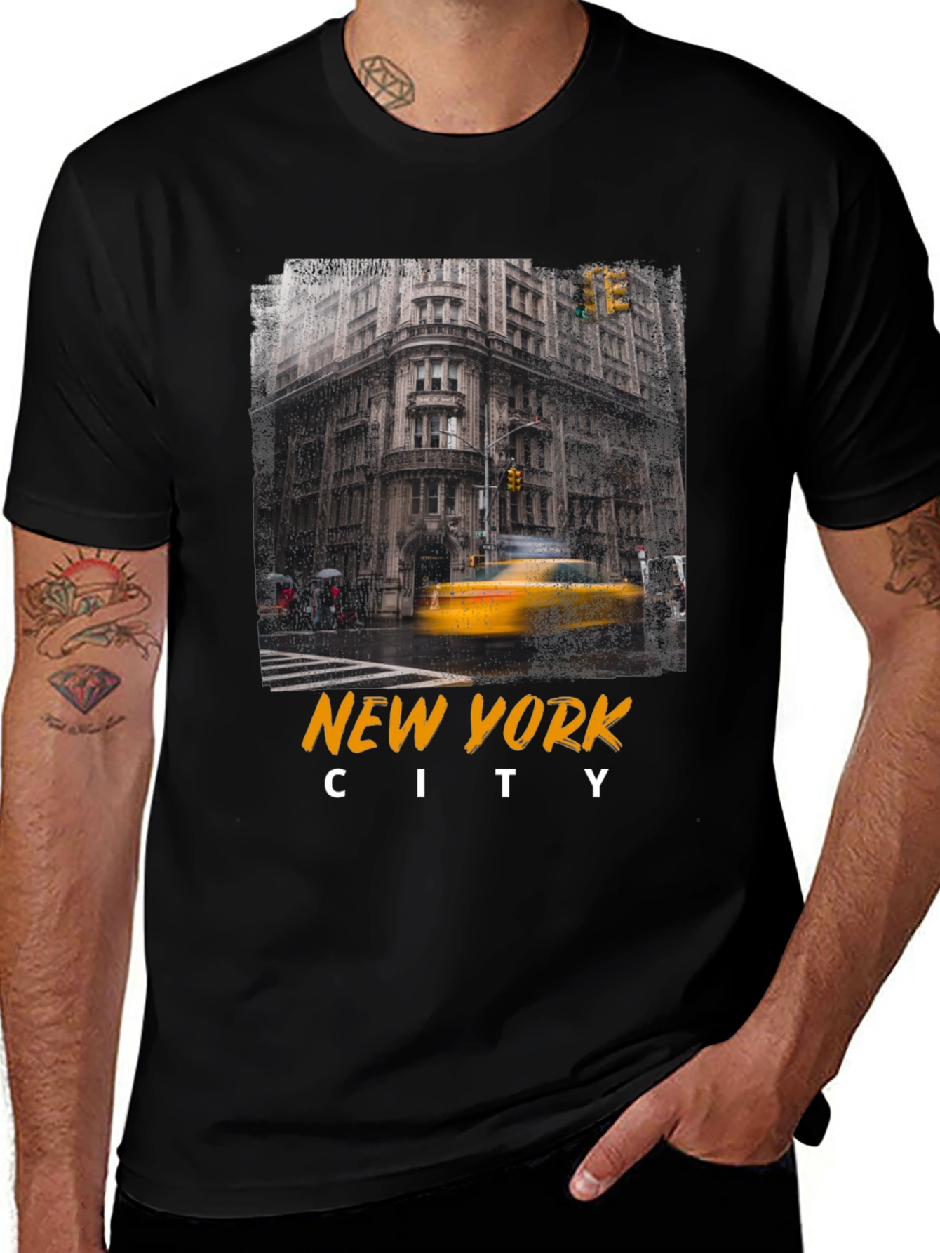 New York City Graphic Tee - Black