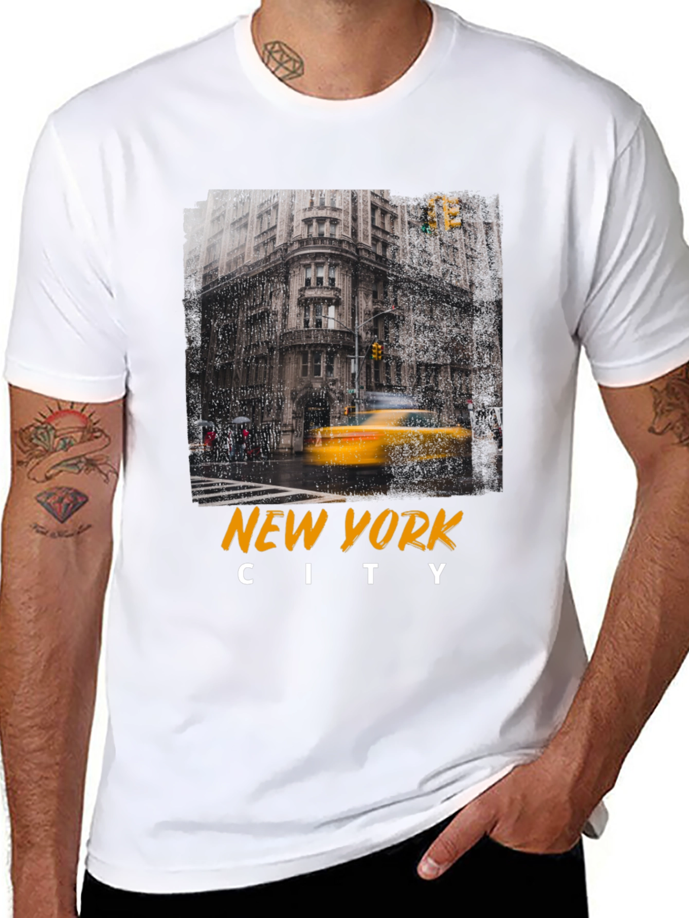 New York City Graphic Tee - Black