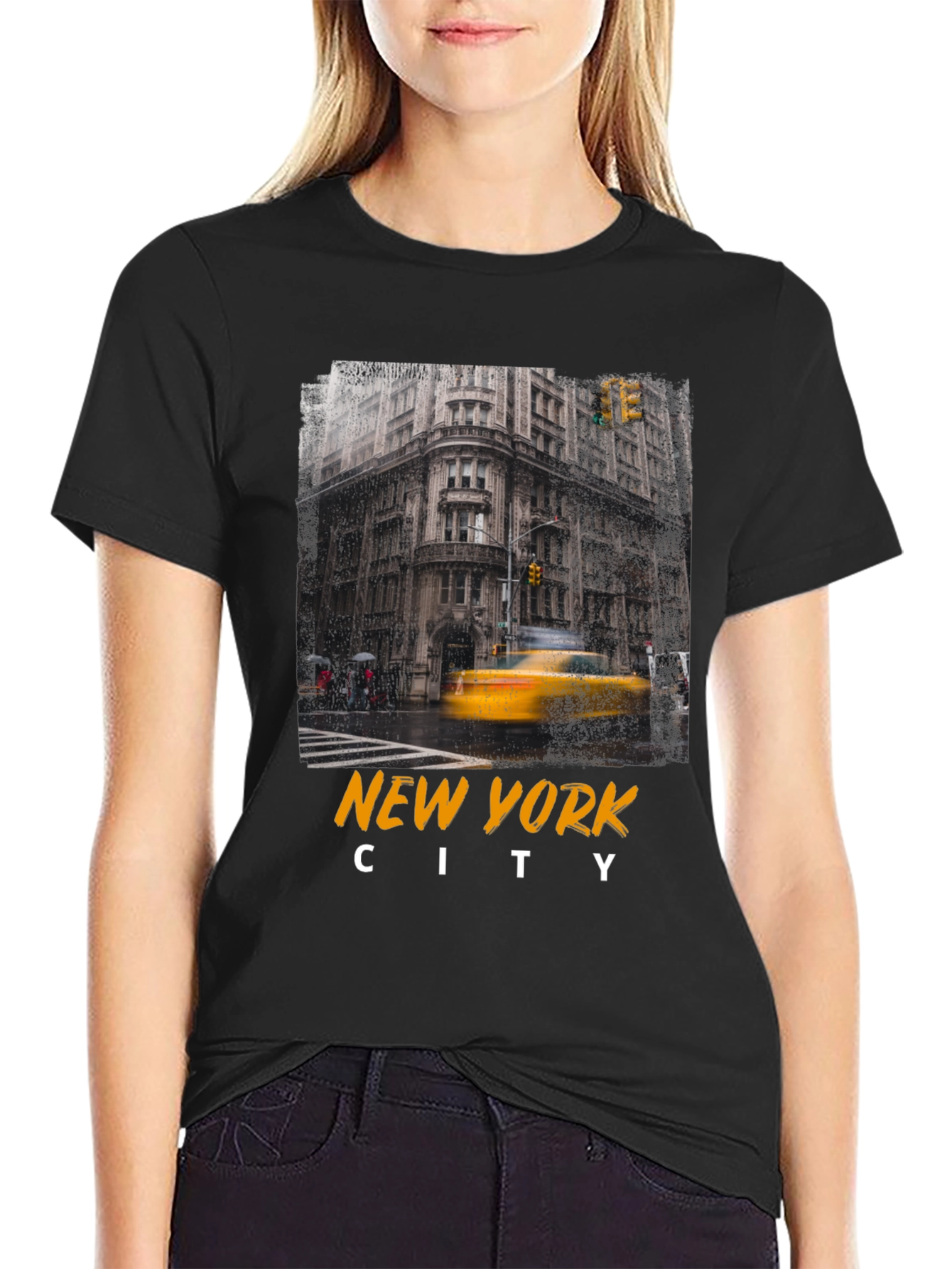 New York City Graphic Tee - Black