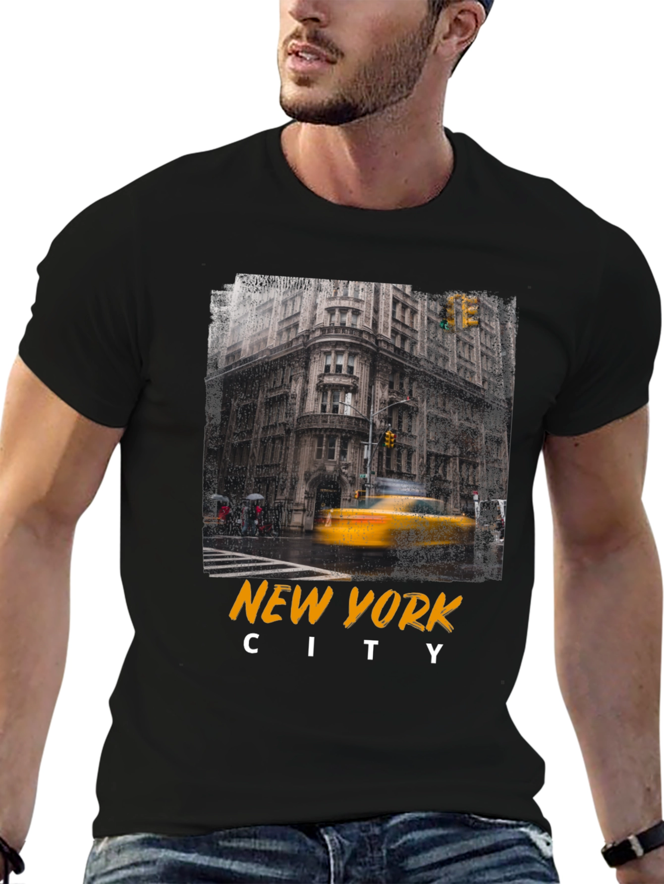 New York City Graphic Tee - Black