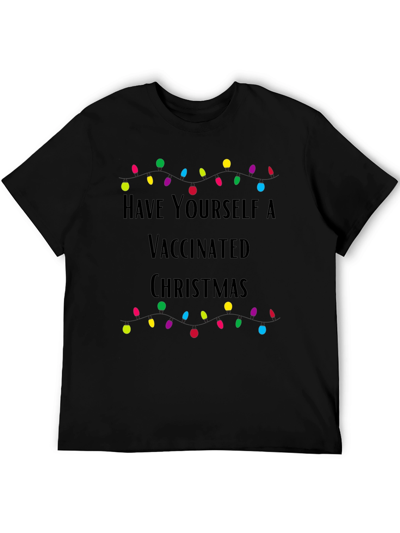 Vaccinated Christmas T-Shirt Holiday Tee