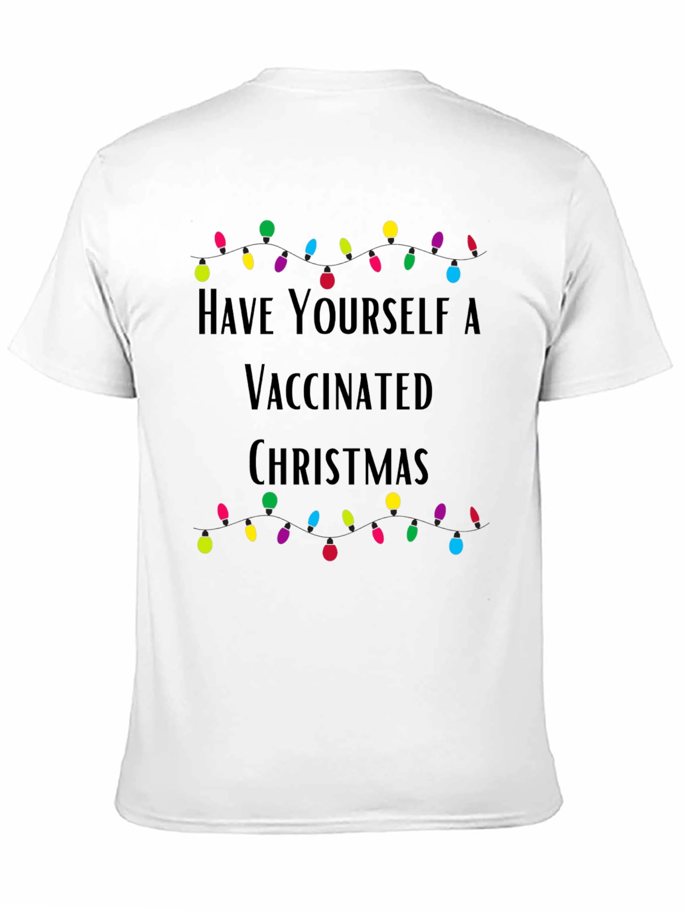 Vaccinated Christmas T-Shirt Holiday Tee