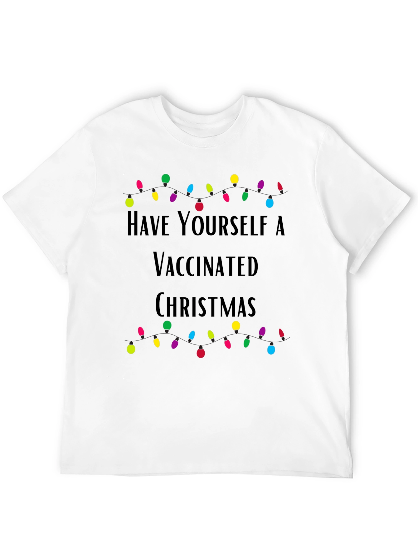 Vaccinated Christmas T-Shirt Holiday Tee
