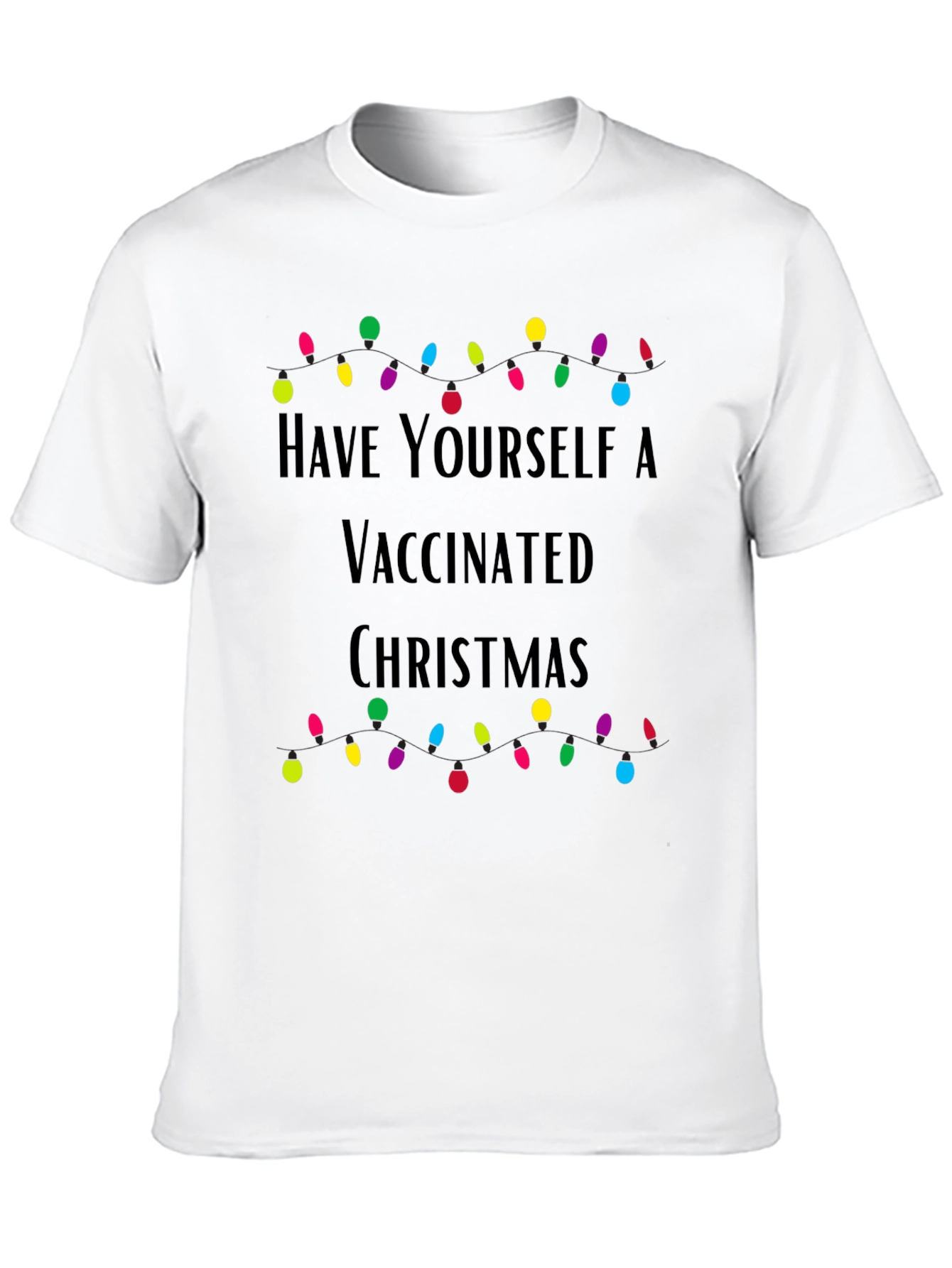 Vaccinated Christmas T-Shirt Holiday Tee
