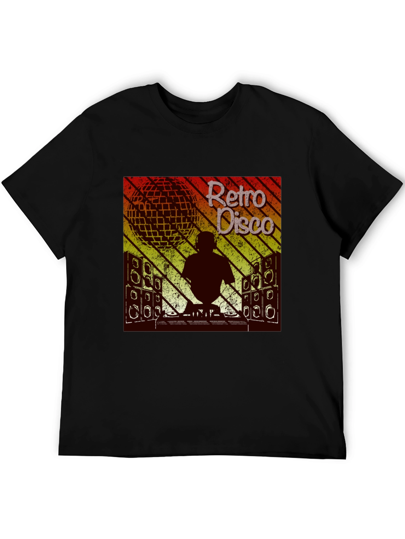 Retro Disco DJ Graphic T-Shirt