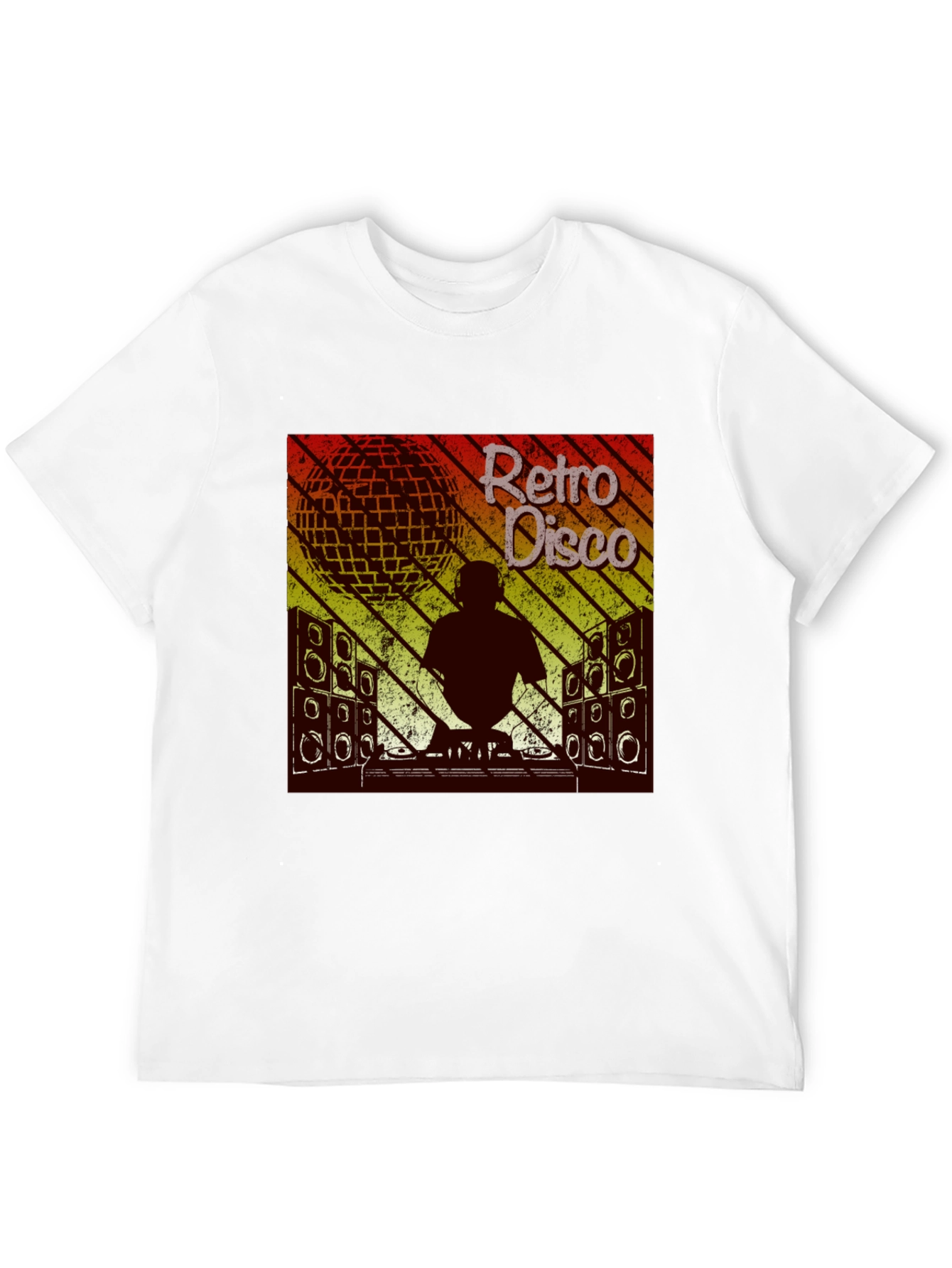 Retro Disco DJ Graphic T-Shirt