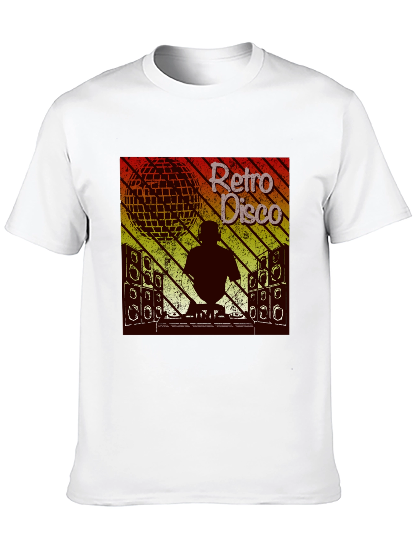 Retro Disco DJ Graphic T-Shirt