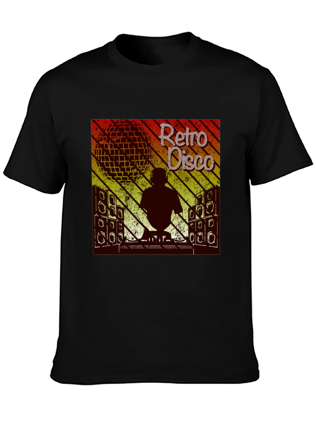 Retro Disco DJ Graphic T-Shirt