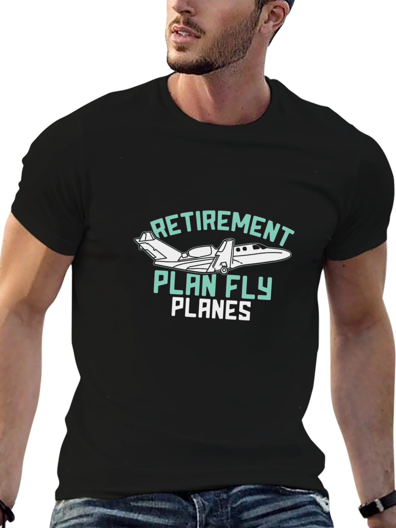 Retirement Plan Fly Planes T-Shirt Pilot Gift