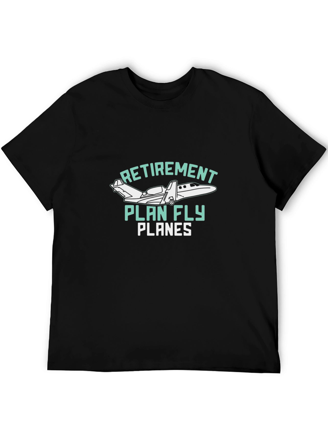 Retirement Plan Fly Planes T-Shirt Pilot Gift