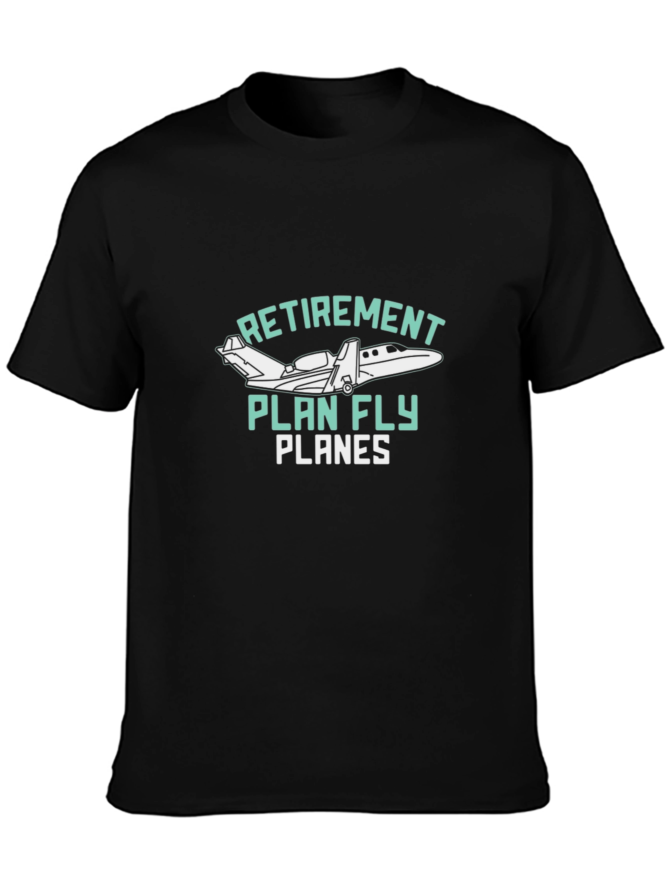 Retirement Plan Fly Planes T-Shirt Pilot Gift