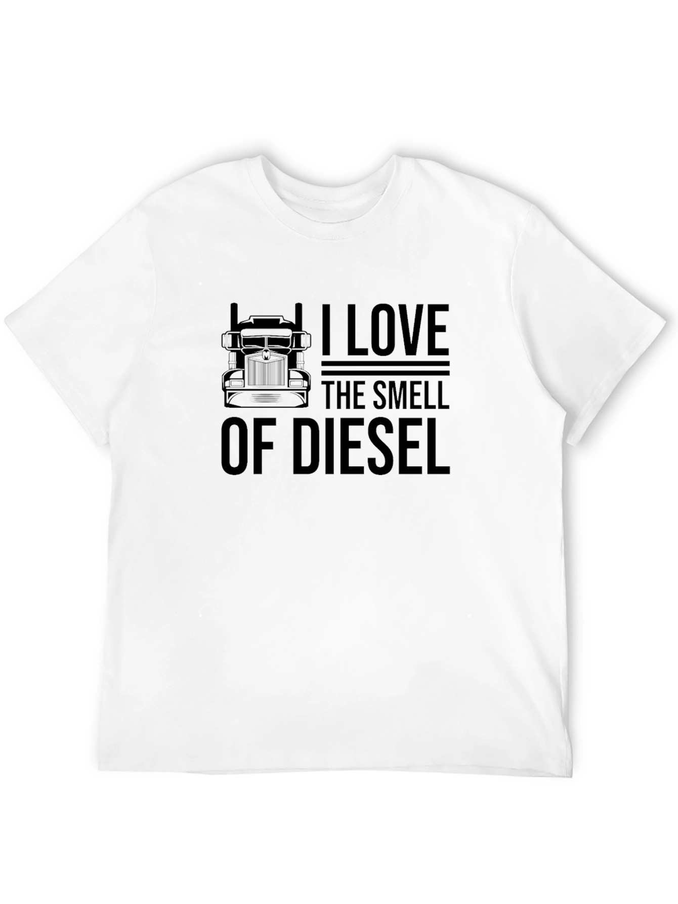 I Love the Smell of Diesel Black T-Shirt