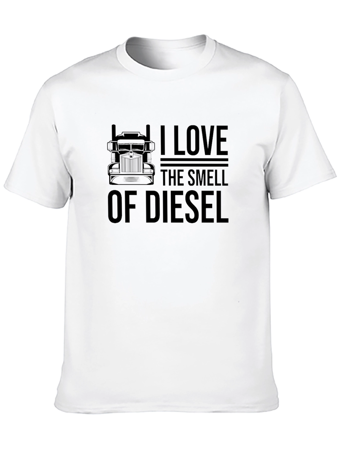 I Love the Smell of Diesel Black T-Shirt
