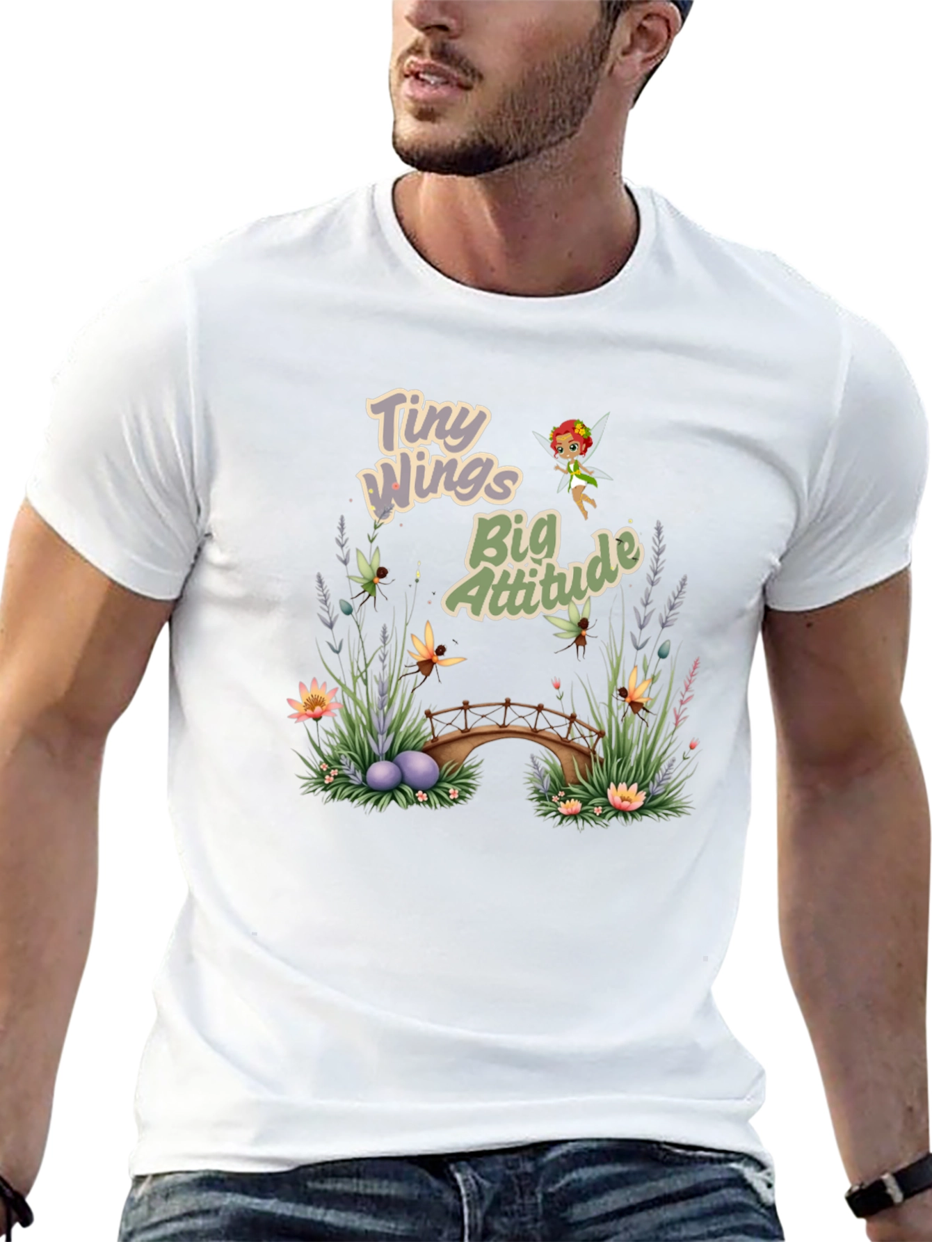 Tiny Wings Big Attitude Graphic Tee