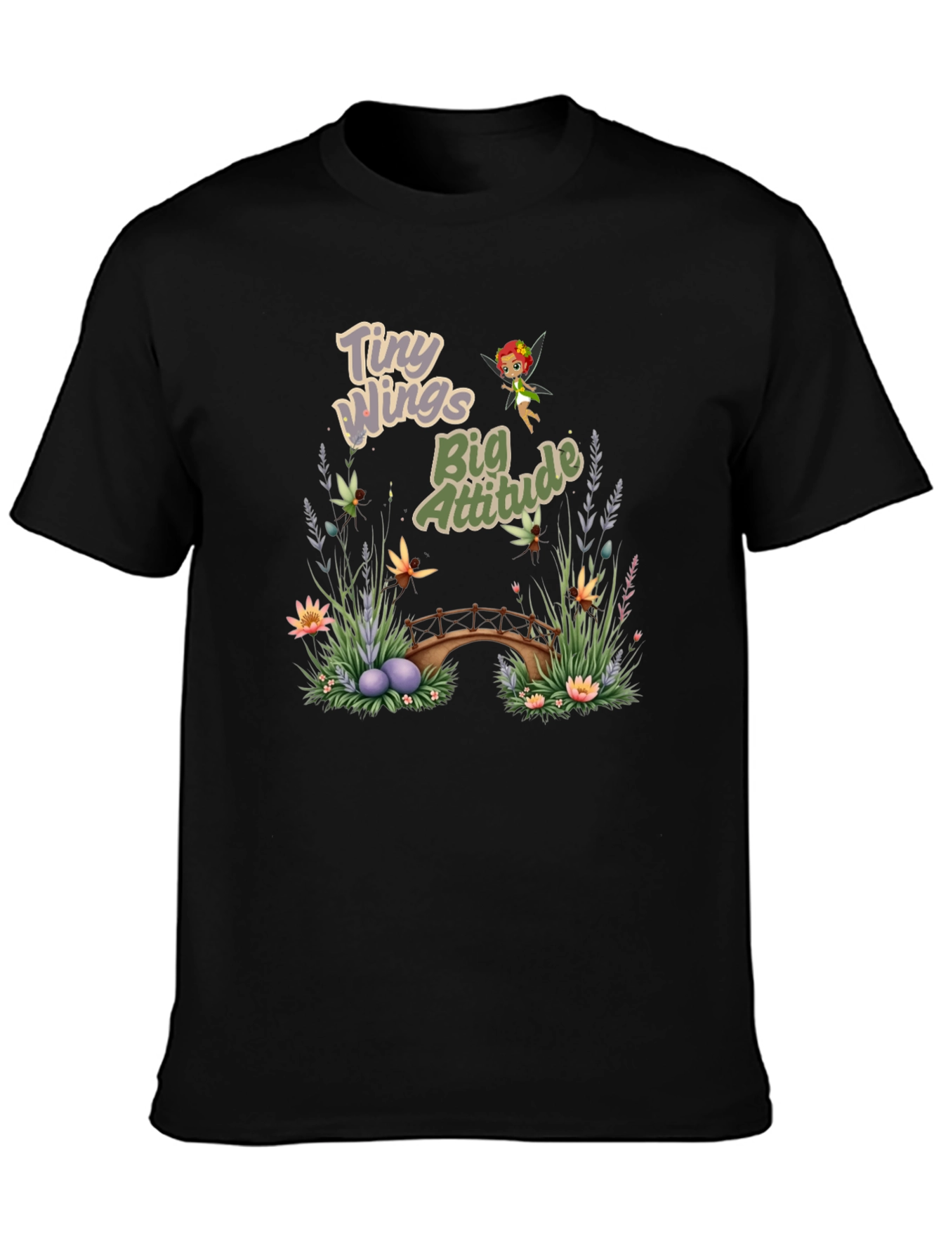 Tiny Wings Big Attitude Graphic Tee