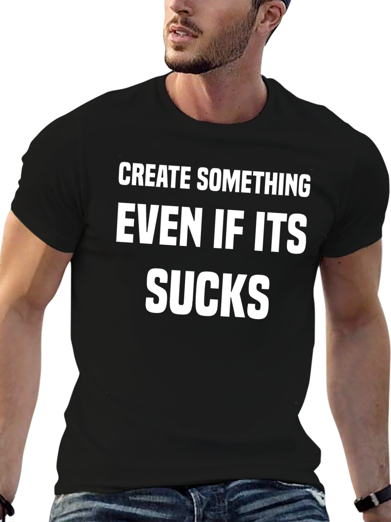 Create Something T-Shirt - Inspirational Graphic Tee
