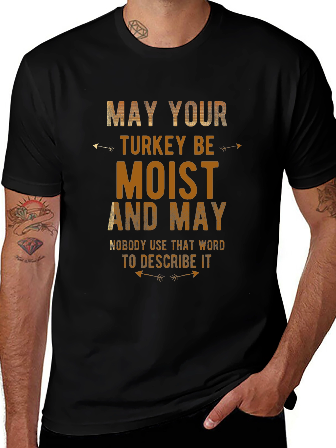 Humorous Thanksgiving Turkey T-Shirt