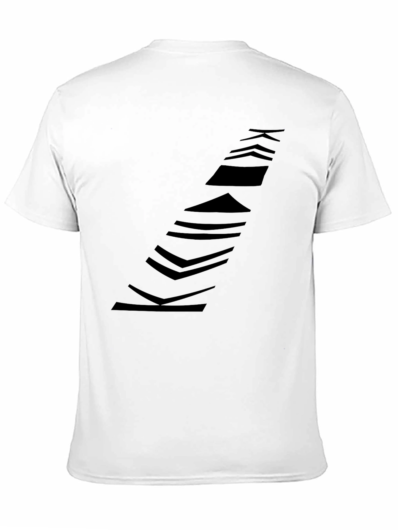 Modern Black Graphic Tee