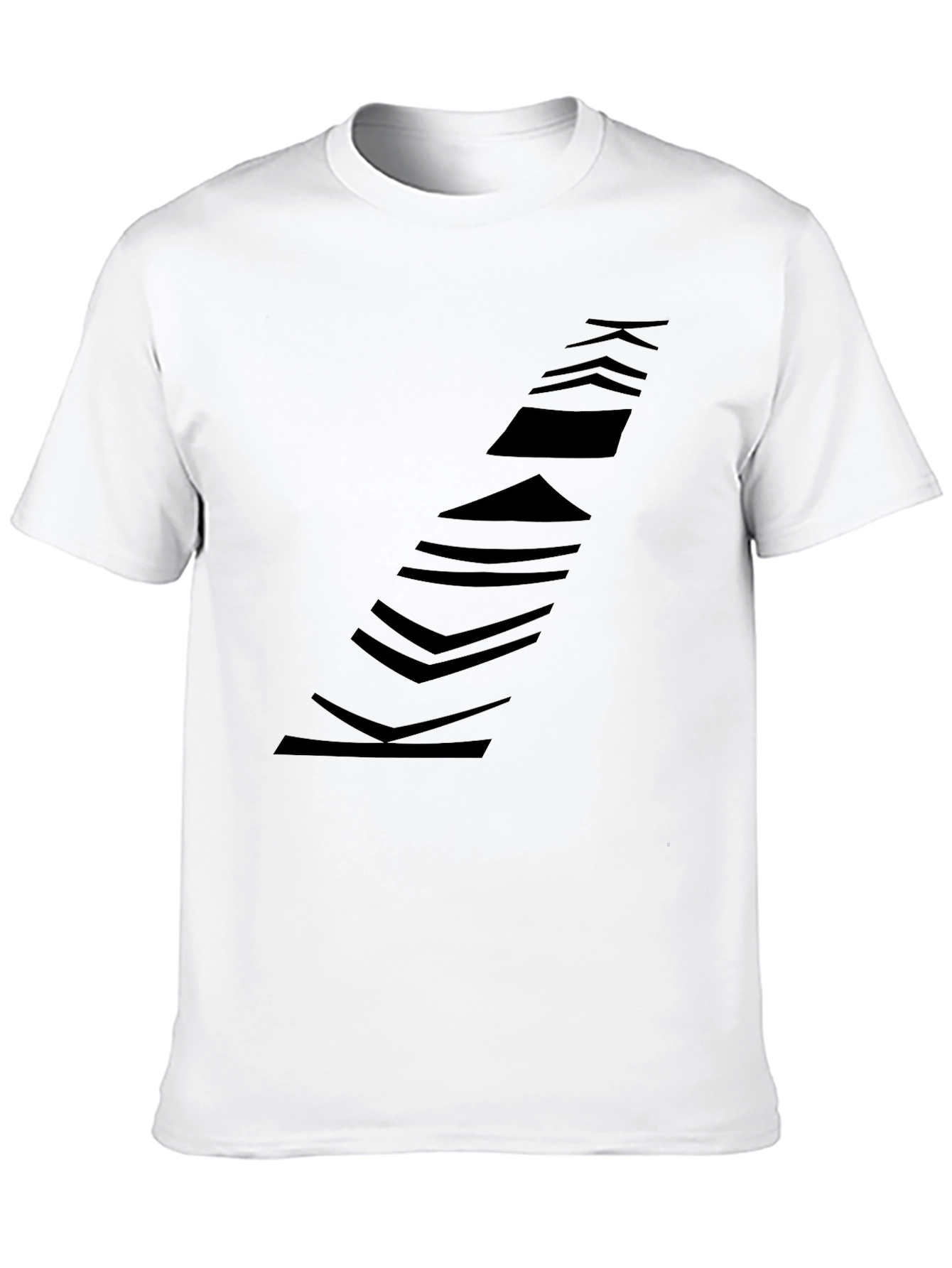 Modern Black Graphic Tee