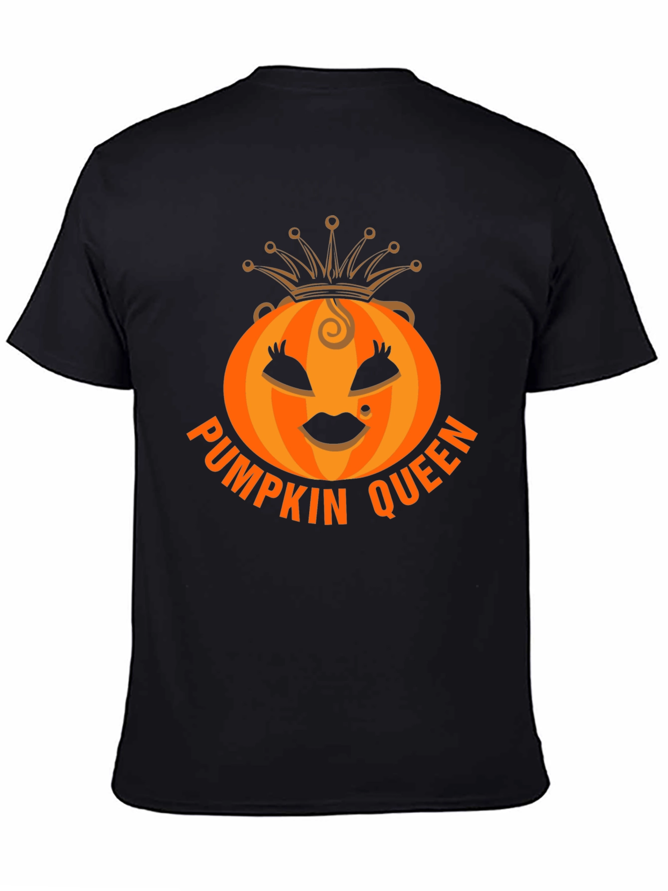 Pumpkin Queen Graphic Tee - Halloween Apparel