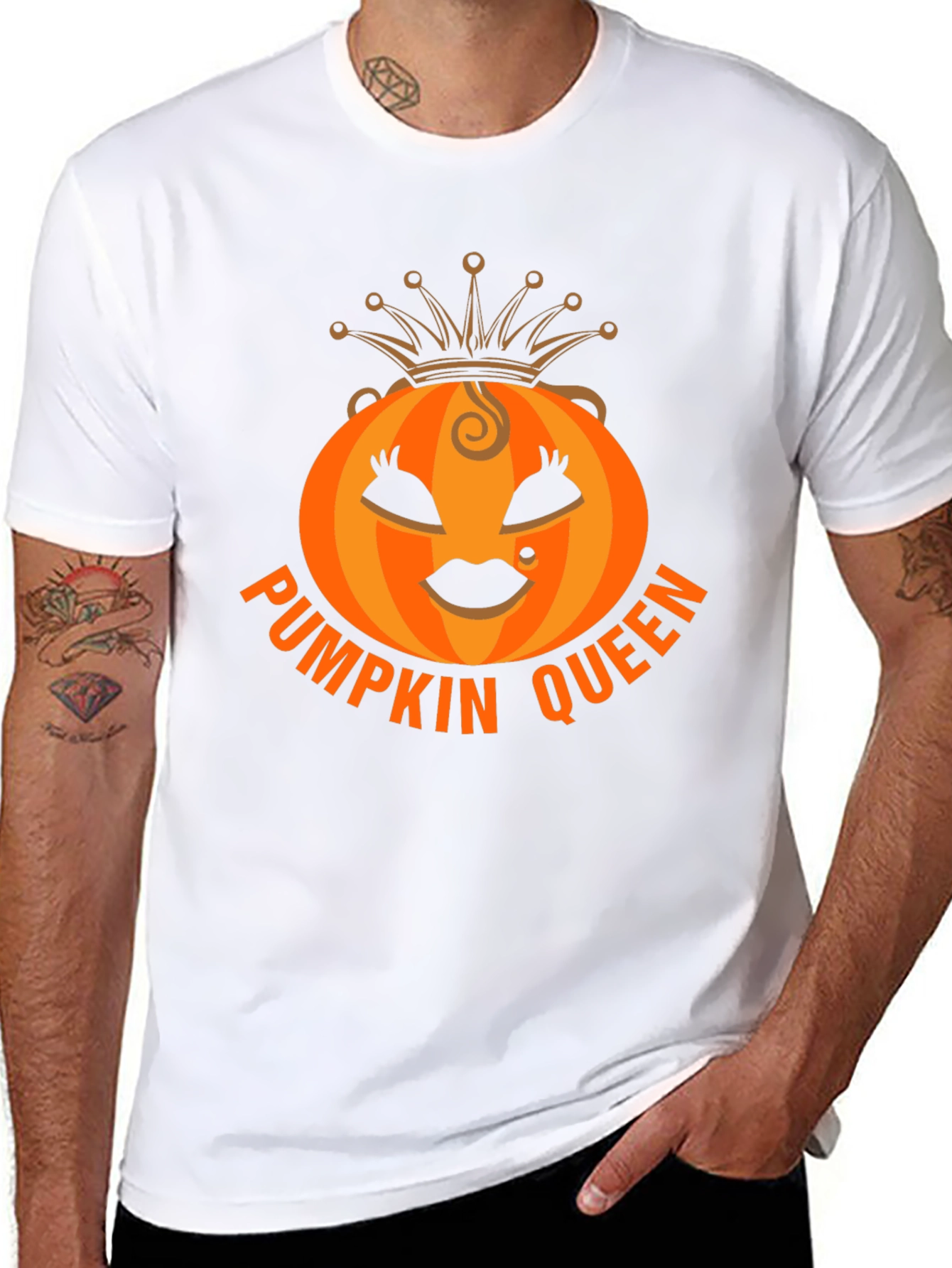 Pumpkin Queen Graphic Tee - Halloween Apparel