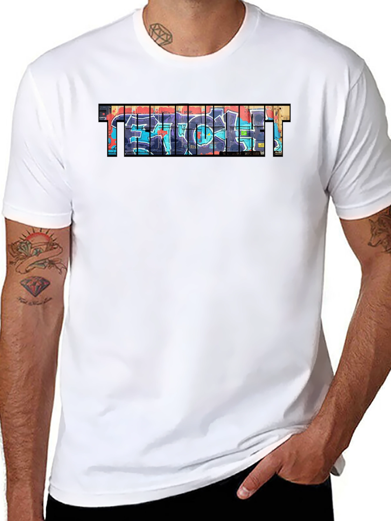 Graffiti Detroit T-Shirt - Urban Style