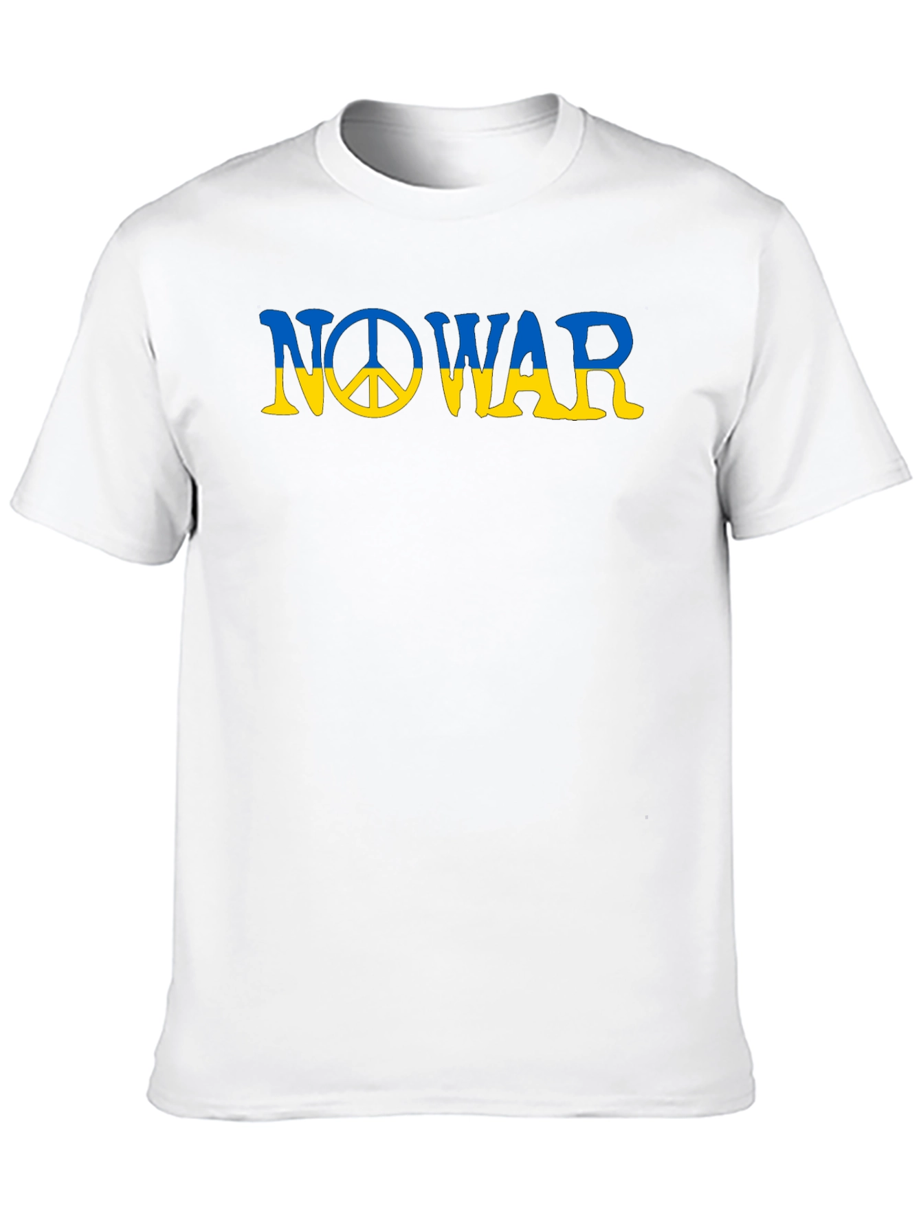 No War Ukraine Flag T-Shirt