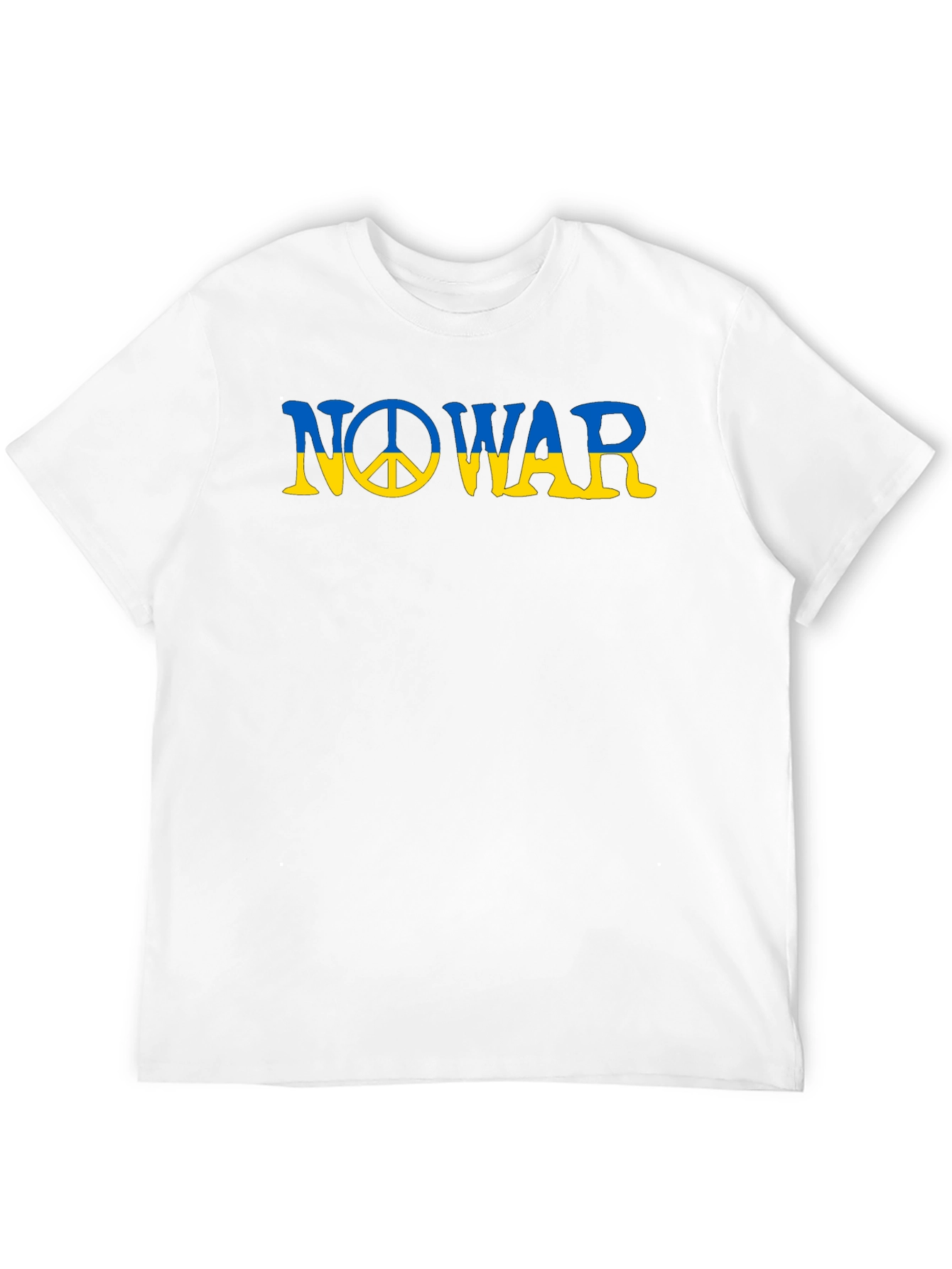 No War Ukraine Flag T-Shirt