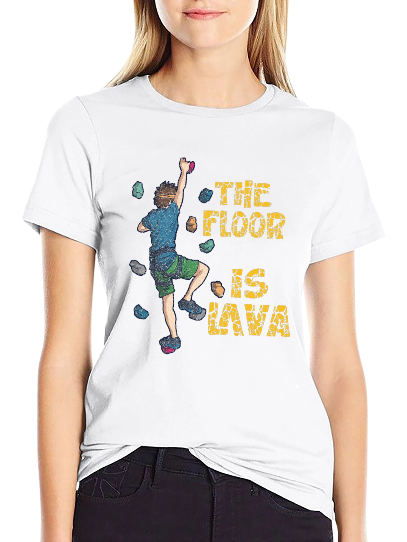 The Floor is Lava Climbing T-Shirt